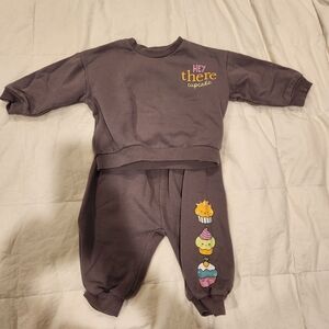 Petit Lem Purple Kids Matching Set